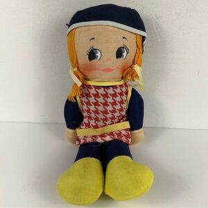 Vintage Cloth Doll girl